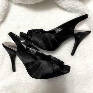 Black Slingback Heels size 8